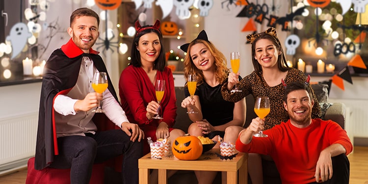 Halloween party vibes at work