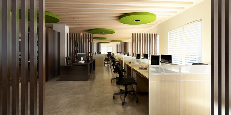 Modern office spaces in Bermondsey