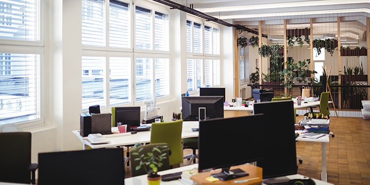 managed office space.